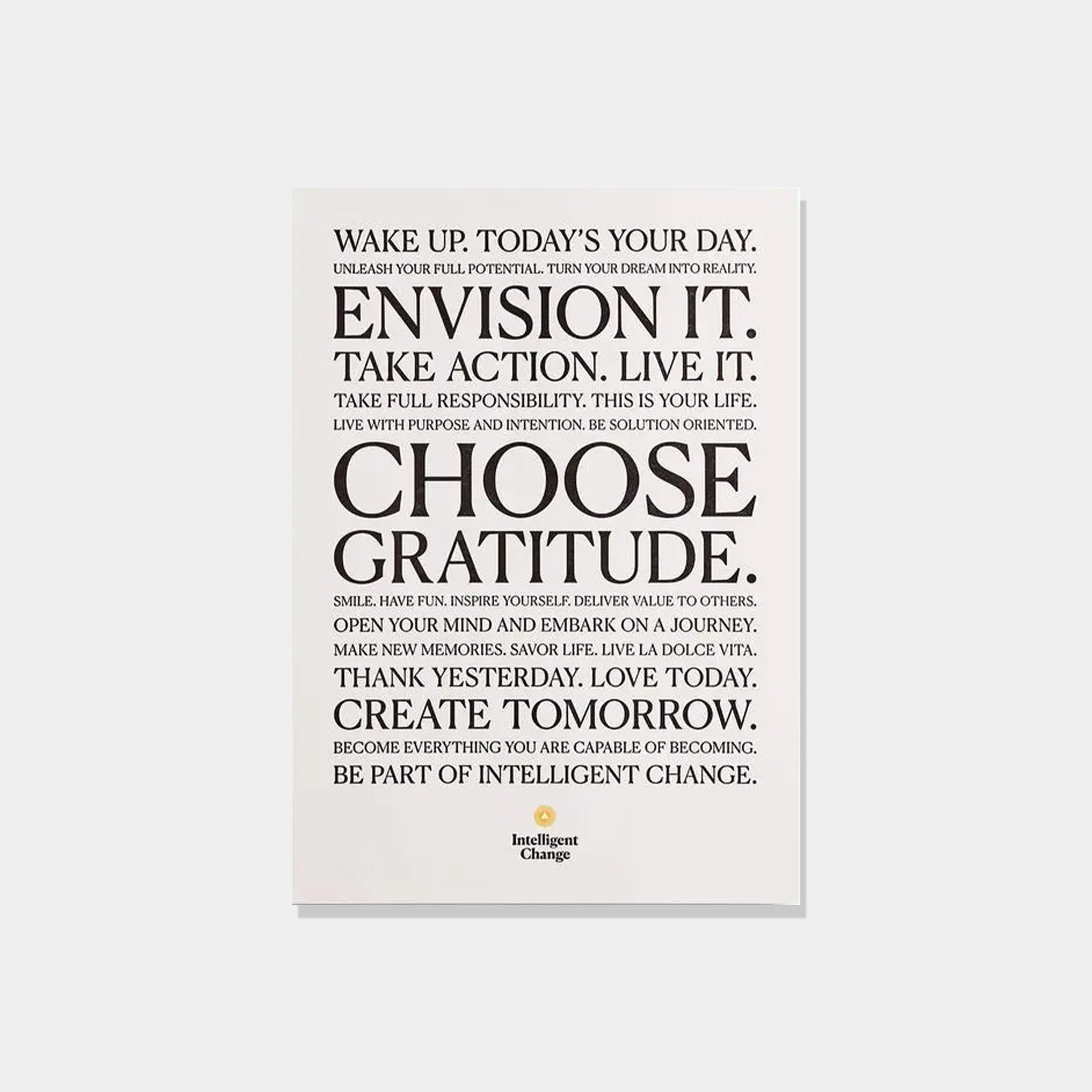 Poster 'Choose Gratitude'